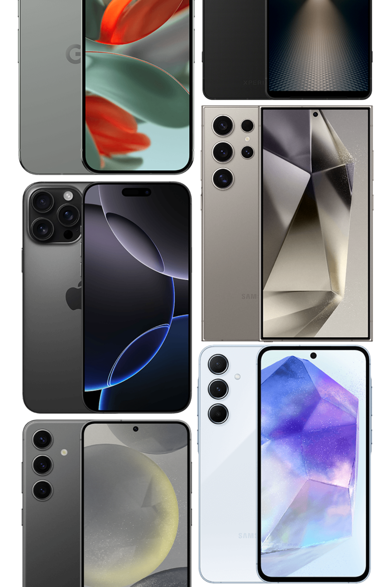 Modern smartphones