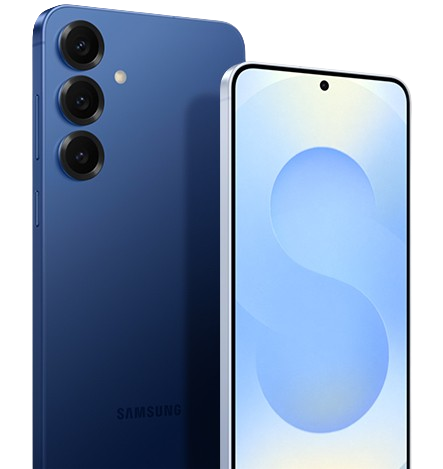 Samsung Galaxy S23 smartphone in blue color