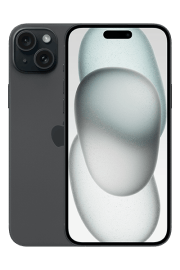 iPhone 15 Plus showcasing its larger display and features